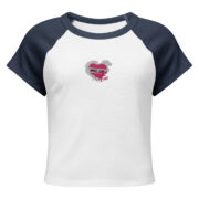 Women’s micro rib raglan baby tee